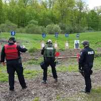 <p>Ramapo police officers spent the day sharpening their weapons skills.</p>