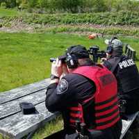 <p>Ramapo officers take part in weapons training.</p>