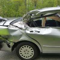 <p>A multi-vehicle accident was reported near the Westchester County Airport exit on I-684.</p>