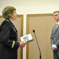 <p>Joseph Waldron (left) and Michael Halas (right) were both appointed cadets to West Point.</p>