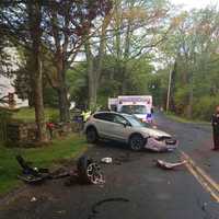 <p>The driver of the vehicle was taken to an area hospital.</p>