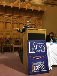 Two Stratford EMS Staff Honored At State Capitol