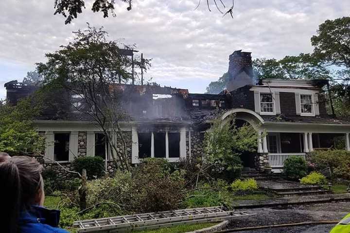 Homeowner, Dog Escape As Chappaqua Home Destroyed By Fast-Moving Fire