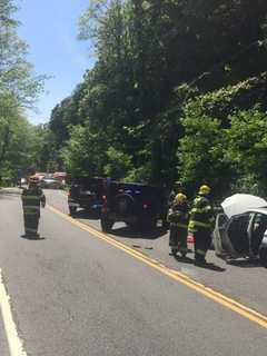 Honda Collides With BMW Head On In Route 202 Chain-Reaction, Four-Car Crash
