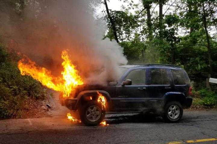 Bethel's Stony Hill Volunteer Fire Company Helps Extinguish Engine Bay Fire