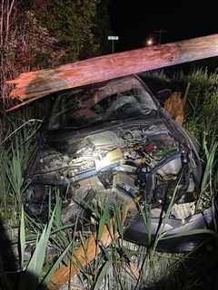 Woman Driving Drunk Crashes Into Pole In Western Mass, Police Say