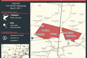 Tornado Warning Issued For Part Of Dutchess