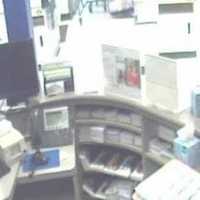 <p>This is the suspect in an armed robbery at the People&#x27;s Bank inside Stop &amp; Shop at 898 Bridgeport Ave. in Shelton. The photo was captured by surveillance cameras.</p>