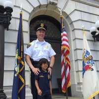 <p>Chief Brady, 5, of North Arlington.</p>