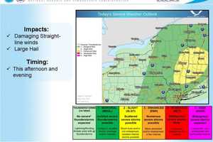 Severe Thunderstorms Possible In Armonk