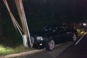 Man Who Crashes Car Into Pole In Ramapo Was Drunk, Police Say