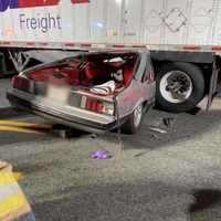 <p>The driver was airlifted to the hospital.</p>