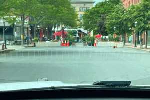 More Barriers For Outdoor Dining Installed At Popular Spot In Western Mass