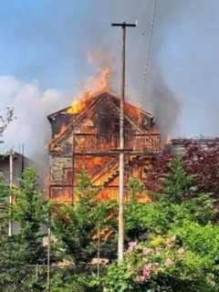 13 Displaced, 2 Firefighters Injured In Massive Bayonne House Fire