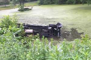 Three Rescuers Pull Teen Driver From Water After Jeep Plunges Into Pond