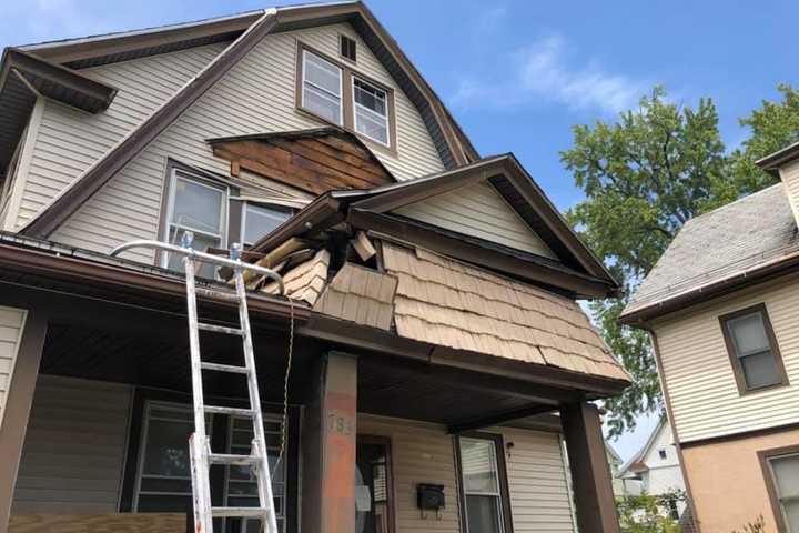 Worker Trapped After Porch Collapses In Springfield