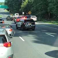 <p>Northbound 208 traffic had to be stopped to deal with the emergency.</p>