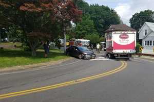 Crash, Fuel Spill Leads To Hour-Long Old Middletown Road Closure
