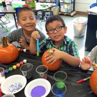 <p> At Woodside Elementary in Peekskill, Mrs. Montoya’s Transitional Kindergarten class and Mrs. Rosa’s Transitional Grade 1 class celebrated the season with a Harvest Fest at school.</p>