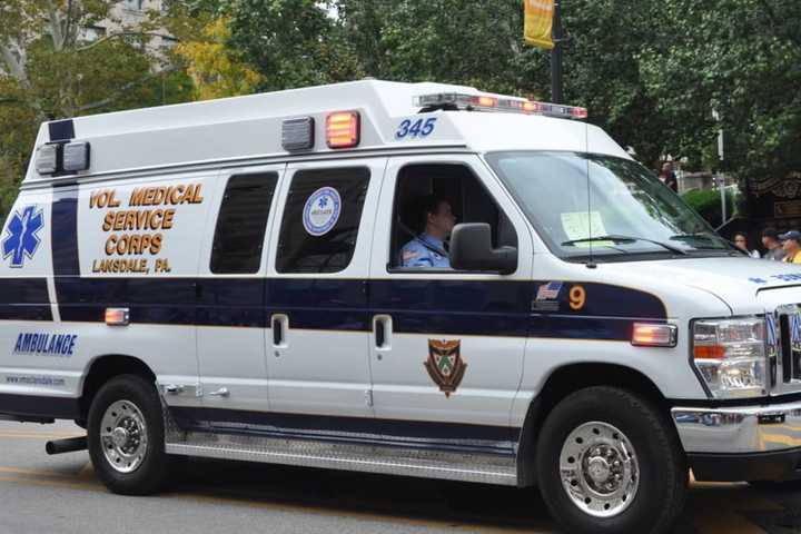 Two Hospitalized In Lansdale EMS Vehicle Crash