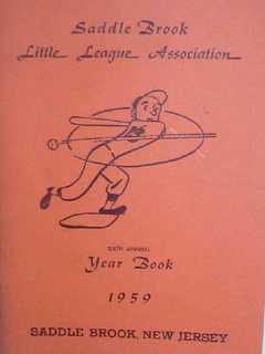Saddle Brook Little League Shares Photo Of 57-Year-Old Baseball Yearbook