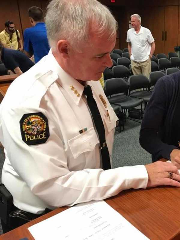 Greenwich Police Department Swears In Newest Officer
