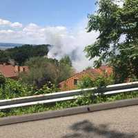 <p>The fire in Ossining was reported around 1 p.m.</p>