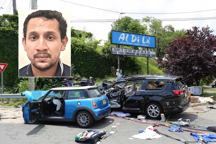 Driver Of Airborne Mini Cooper That Slammed Into Minivan On Route 17 Identified, Charged