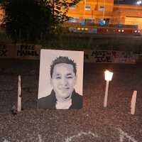 <p>The events began with a peaceful demonstration across from the Bergen County Jail in Hackensack.</p>