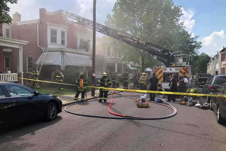 Families Displaced In Pottstown Fire