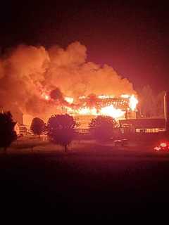 Crews Battle 2 Alarm Fire At Dairy Farm In Chester County