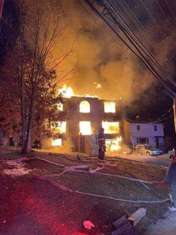 Large Three-Story Home Destroyed By Fire In Yonkers