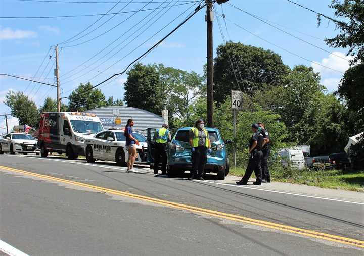 There were injuries reported in a two-vehicle crash on Route 6 in Putnam County.