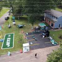 <p>The unveiling of Pepsi&#x27;s homegate at Cindy&#x27;s Piscataway home.</p>