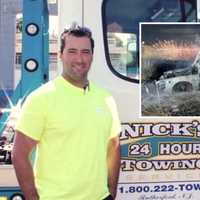 <p>John Tashian of Nick&#x27;s Towing Service</p>