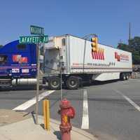 <p>Traffic light toppled in Hawthorne.</p>