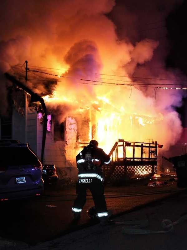 Photos: House Fire Breaks Out Overnight In Area