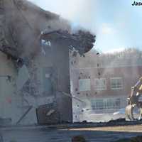 <p>Demolition began at the Dutchess County Sheriff&#x27;s Office.</p>