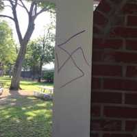 <p>Swastikas were found drawn on a pavilion at an Oyster Bay Park.</p>