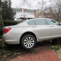 Motorist Damages Park Bench, Garbage Can After Losing Control Of BMW In Westchester, Police Say