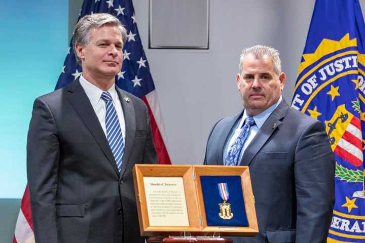 FBI's Shield Of Bravery Awarded To Detective In Westchester