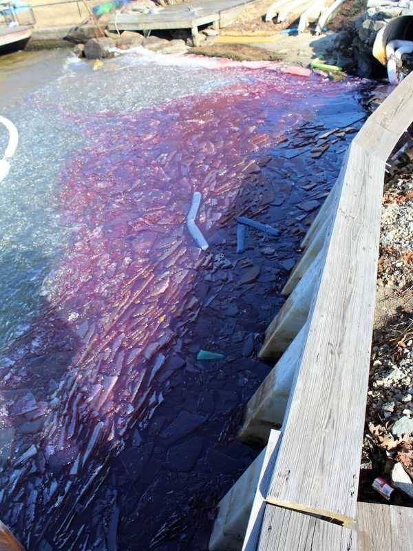 Photos: Oil Spill Reaches Lake Mahopac