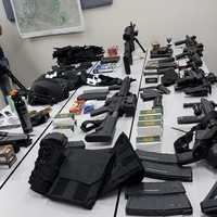 <p>A plastic surgeon from Great Neck was busted with a weapons cache in his BMW.</p>