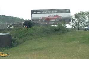 One Lane Closed After Tractor-Trailer Flip at Rts 17/287 Flyover In Mahwah