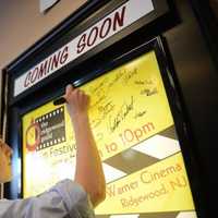 <p>An aspiring actor leaves his mark at last year&#x27;s Ridgewood Film Festival.</p>