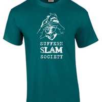 <p>A Suffern Poetry/Slam Society official shirt. This shirt, among other items, can be purchased on their IndieGoGo fundraising site to help out the team go to Nationals.</p>