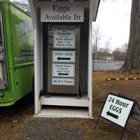 <p>Metropolitan Farm in Closter offers eggs 24-hours a day, even during the winter when other parts of the farm are closed. </p>