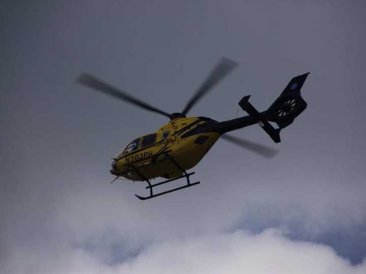 A medivac helicopter