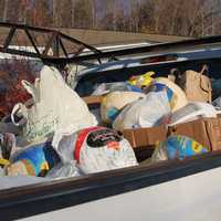 <p>The turkeys were delivered to the Daily Bread Food Pantry in Danbury.</p>