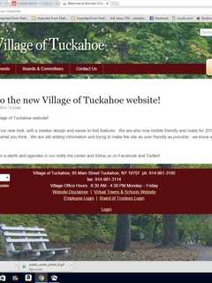 Village Of Tuckahoe Launches New Website